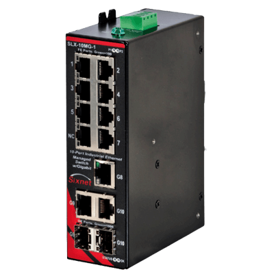 Red Lion Industrial Ethernet Switch, SLX-10MG